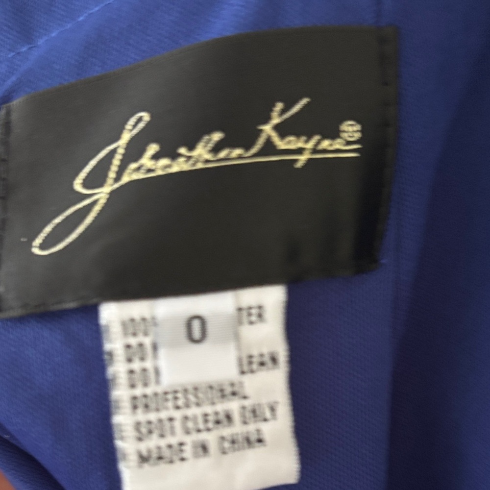 Johnathan Kayne Royal Blue Sequin Prom/Pagenat Dress size 0-2 - Picture 11 of 11